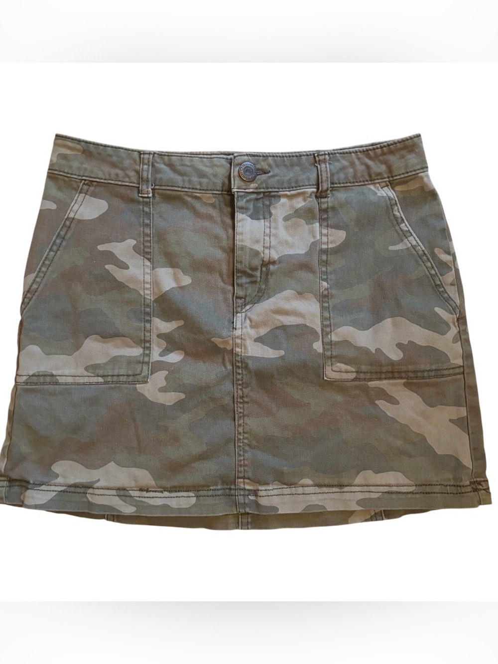 Aeropostale | Classic Camo Pocket Skirt Trendy Camouflage Print Bottom Size 8